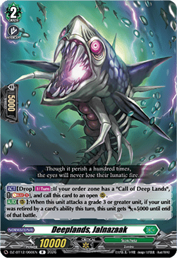 Deeplands, Jalnazaak  (V.1 - Rare) - Chasm of Lost Souls (Rare) [DZ-BT12-060]