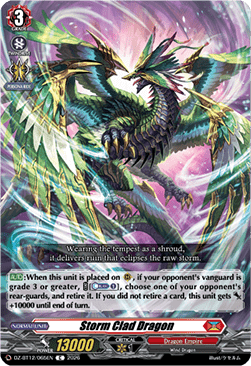 Storm Clad Dragon - Chasm of Lost Souls (Common) [DZ-BT12-065]