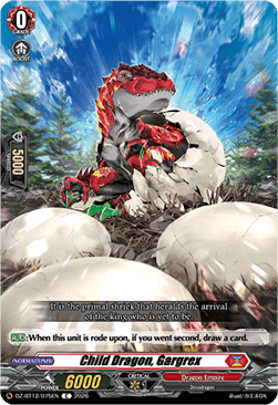 Child Dragon, Gargrex - Chasm of Lost Souls (Common) [DZ-BT12-075]