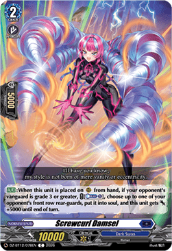 Screwcurl Damsel - Chasm of Lost Souls (Common) [DZ-BT12-078]