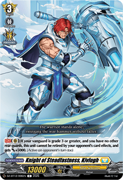 Knight of Steadfastness, Kivlugh - Chasm of Lost Souls (Common) [DZ-BT12-096]