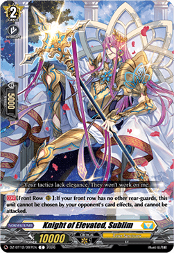 Knight of Elevated, Sublim - Chasm of Lost Souls (Common) [DZ-BT12-097]