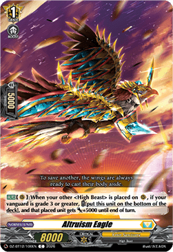 Altruism Eagle - Chasm of Lost Souls (Common) [DZ-BT12-100]