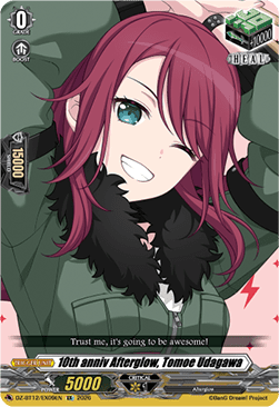 10th anniv Afterglow, Tomoe Udagawa  (V.1 - Special EX) - Chasm of Lost Souls (Special EX) [DZ-BT12-EX09]