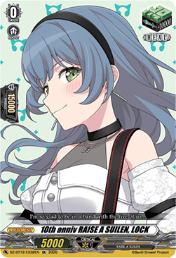 10th anniv RAISE A SUILEN, LOCK  (V.1 - Special EX) - Chasm of Lost Souls (Special EX) [DZ-BT12-EX32]