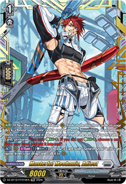 Masterful Mechanic, Adiest  (V.2 - Double Frame Rare) - Chasm of Lost Souls (Double Frame Rare) [DZ-BT12-FFR10]