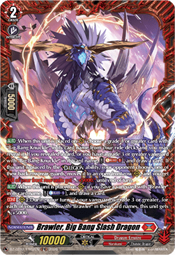 Brawler, Big Bang Slash Dragon  (V.2 - Frame Rare) - Chasm of Lost Souls (Frame Rare) [DZ-BT12-FR02]