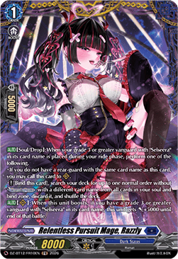 Relentless Pursuit Mage, Razzly  (V.2 - Frame Rare) - Chasm of Lost Souls (Frame Rare) [DZ-BT12-FR10]