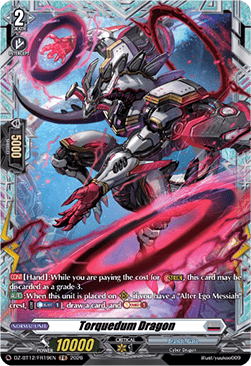 Torquedum Dragon  (V.2 - Frame Rare) - Chasm of Lost Souls (Frame Rare) [DZ-BT12-FR19]
