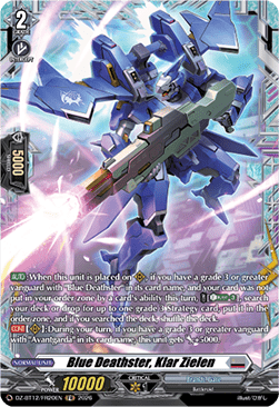 Blue Deathster, Klar Zielen  (V.2 - Frame Rare) - Chasm of Lost Souls (Frame Rare) [DZ-BT12-FR20]
