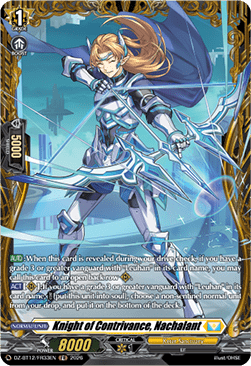 Knight of Contrivance, Nachalant  (V.2 - Frame Rare) - Chasm of Lost Souls (Frame Rare) [DZ-BT12-FR33]
