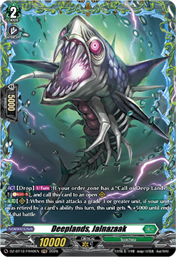 Deeplands, Jalnazaak  (V.2 - Frame Rare) - Chasm of Lost Souls (Frame Rare) [DZ-BT12-FR40]