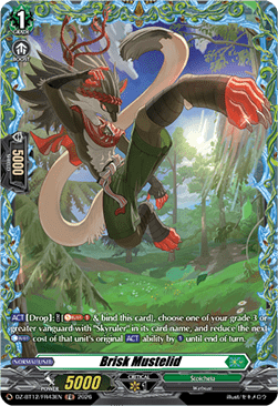 Brisk Mustelid  (V.2 - Frame Rare) - Chasm of Lost Souls (Frame Rare) [DZ-BT12-FR43]