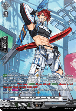 Masterful Mechanic, Adiest  (V.3 - Silver Rare) - Chasm of Lost Souls (Silver Rare) [DZ-BT12-SR18]