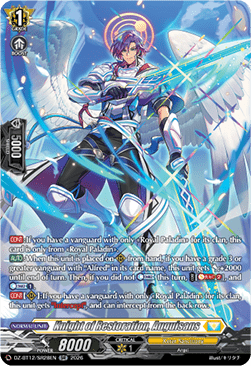 Knight of Restoration, Auguisans  (V.3 - Silver Rare) - Chasm of Lost Souls (Silver Rare) [DZ-BT12-SR28]