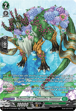 Valgrowth of Expansive Summer  (V.3 - Silver Rare) - Chasm of Lost Souls (Silver Rare) [DZ-BT12-SR35]