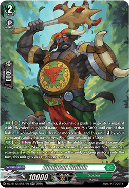 Bludgeon Buffalo  (V.3 - Silver Rare) - Chasm of Lost Souls (Silver Rare) [DZ-BT12-SR37]