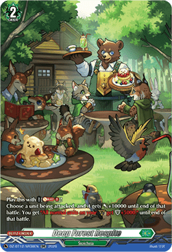 Deep Forest Respite  (V.3 - Silver Rare) - Chasm of Lost Souls (Silver Rare) [DZ-BT12-SR38]