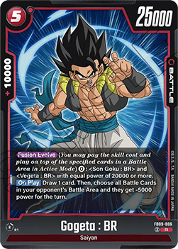 Gogeta : BR (FB09-006) - Dual Evolution [Fusion World] (Rare) [FB09-006]