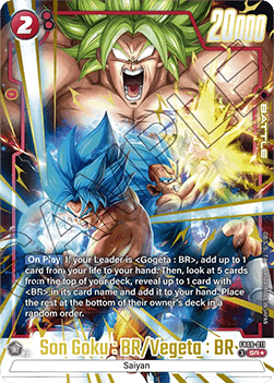 Son Goku : BR/Vegeta : BR (FB09-011)  (V.2 - Alternate Art) - Dual Evolution [Fusion World] (Alternate Art) [FB09-011]