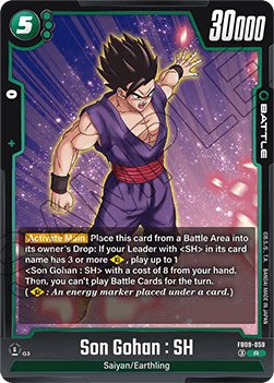 Son Gohan : SH (FB09-059) - Dual Evolution [Fusion World] (Rare) [FB09-059]