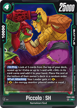 Piccolo : SH (FB09-068)  (V.1 - Rare) - Dual Evolution [Fusion World] (Rare) [FB09-068]