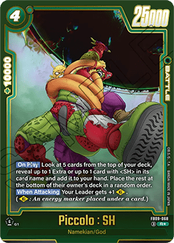 Piccolo : SH (FB09-068)  (V.2 - Alternate Art) - Dual Evolution [Fusion World] (Alternate Art) [FB09-068]