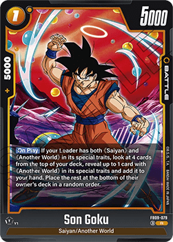 Son Goku (FB09-079) - Dual Evolution [Fusion World] (Rare) [FB09-079]