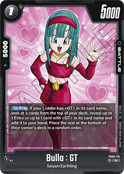 Bulla : GT (FB09-114)  (V.1 - Rare) - Dual Evolution [Fusion World] (Rare) [FB09-114]