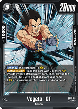 Vegeta : GT (FB09-116) - Dual Evolution [Fusion World] (Rare) [FB09-116]