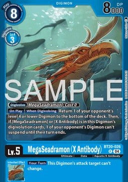 MegaSeadramon (X Antibody) (BT20-026) - Premium Bandai Products (Alternative Art) [PB-XX-BT20-026]