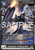 Justimon: Critical Arm (P-179) - Premium Bandai Products (Alternative Art) [PB-XX-P-179]