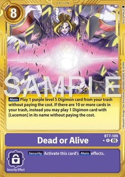 Dead or Alive (BT7-109) (V.2) - Digimon Generation (Alternative Art) [AD-01-BT7-109]