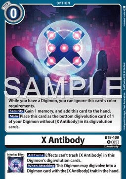 X Antibody (BT9-109) - Digimon Generation (Alternative Art) [AD-01-BT9-109]