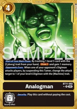 Analogman (BT11-092) (V.2) - Digimon Generation (Alternative Art) [AD-01-BT11-092]