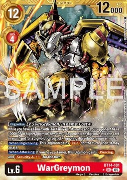 WarGreymon (BT14-101) (V.2) - Digimon Generation (Alternative Art) [AD-01-BT14-101]