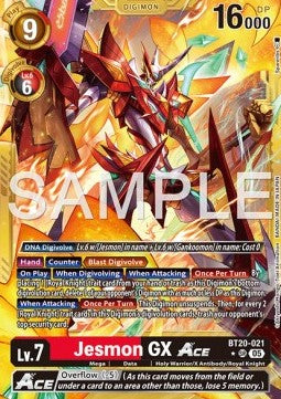 Jesmon GX Ace (BT20-021) (V.2) - Digimon Generation (Alternative Art) [AD-01-BT20-021]
