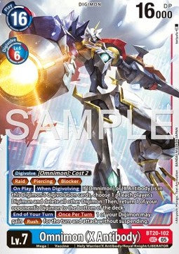 Omnimon (X Antibody) (BT20-102) (V.1) - Digimon Generation (Alternative Art) [AD-01-BT20-102]