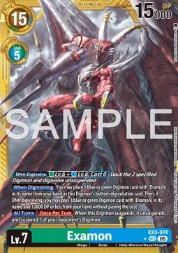 Examon (EX3-074) (V.2) - Digimon Generation (Alternative Art) [AD-01-EX3-074]