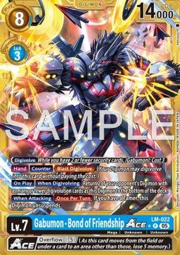 Gabumon - Bond of Friendship Ace (LM-022) (V.2)