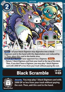 Black Scramble (LM-031) - Digimon Generation (Alternative Art) [AD-01-LM-031]