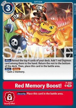 Red Memory Boost! (P-035) - Digimon Generation (Alternative Art) [AD-01-P-035]
