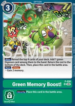 Green Memory Boost! (P-038) - Digimon Generation (Alternative Art) [AD-01-P-038]