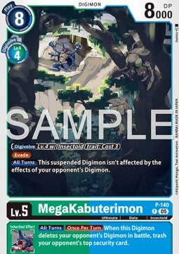 MegaKabuterimon (P-140) - Digimon Generation (Alternative Art) [AD-01-P-140]