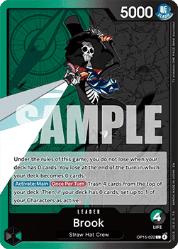 Brook (OP15-022) (V.1) - Adventure on Kami’s Island (Leader) [OP15-022]
