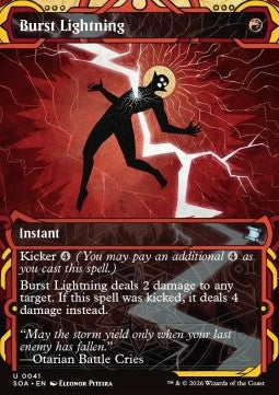 Burst Lightning (V.1) - Secrets of Strixhaven: Mystical Archive (Uncommon) [SOA-41]