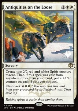 Antiquities on the Loose - Secrets of Strixhaven: Promos (Rare) [PSOS-7]