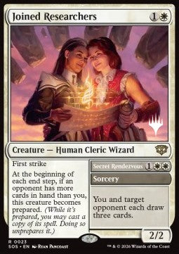 Joined Researchers // Secret Rendezvous - Secrets of Strixhaven: Promos (Rare) [PSOS-23]