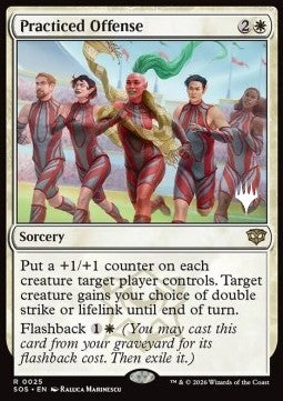 Practiced Offense - Secrets of Strixhaven: Promos (Rare) [PSOS-25]