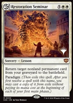 Restoration Seminar - Secrets of Strixhaven: Promos (Mythic) [PSOS-30]
